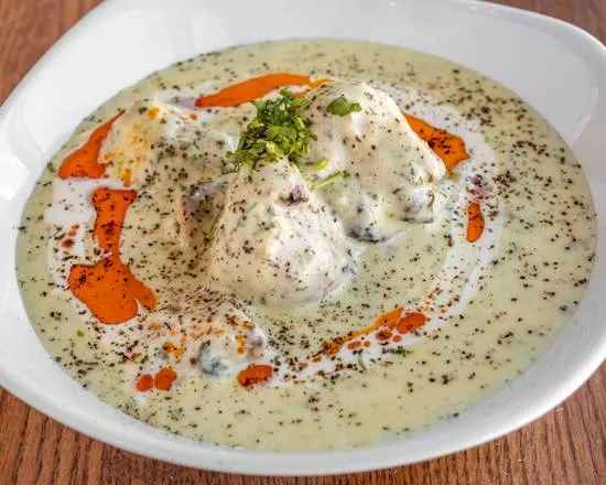 Chicken Shawarma Platter with rice and garlic sauce at Donair & Shawarma House West Edmonton